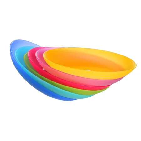 Talerz plastikowy płytki obiadowy płaski 22cm  6 szt. sg