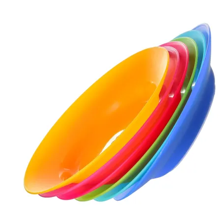 Talerz plastikowy głęboki do zupy 22,5 cm mix - kpl. 6 szt sg