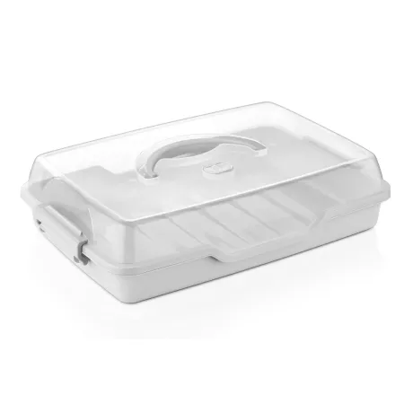 pojemnik na ciasto, transporter na ciasto, pudełko na ciasto z pokrywą, pojemnik na wypieki, pojemnik 43x29,5, pojemnik do transportu ciasta