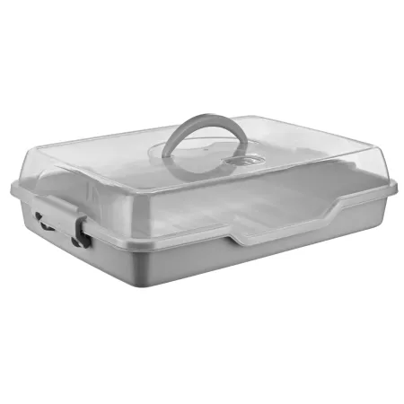 pojemnik na ciasto, transporter na ciasto, pudełko na ciasto z pokrywą, pojemnik na wypieki, pojemnik 43x29,5, pojemnik do transportu ciasta