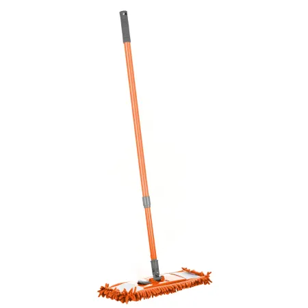 Mop płaski z mikrofibry mikrofibra szenilowy lux pomarańczowy (sht)