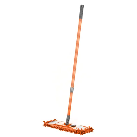 Mop płaski z mikrofibry mikrofibra szenilowy lux pomarańczowy (sht)