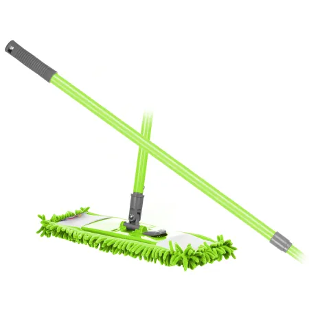 Mop płaski z mikrofibry mikrofibra szenilowy lux zielony lime (sht)
