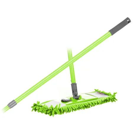 Mop płaski z mikrofibry mikrofibra szenilowy lux zielony lime (sht)