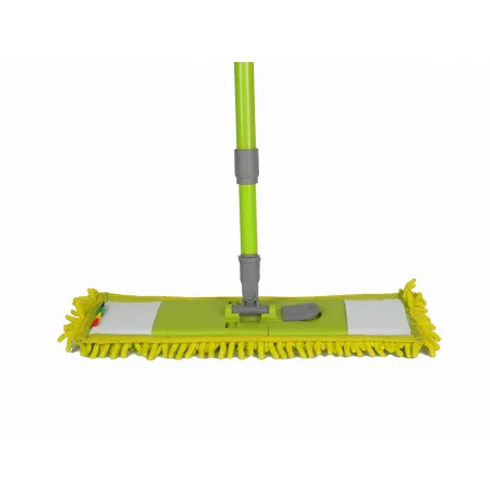 Mop płaski z mikrofibry mikrofibra szenilowy lux zielony lime (sht)