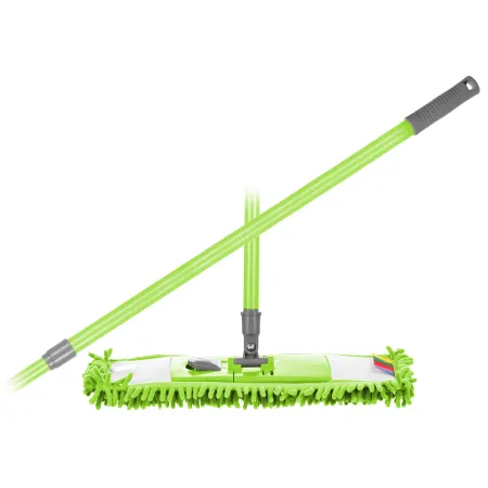 Mop płaski z mikrofibry mikrofibra szenilowy lux zielony lime (sht)