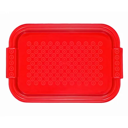 Taca barowa plastikowa prostokątna  45x30 szara chd