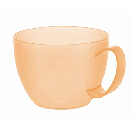 Kubek filiżanka z uchem do kawy herbaty dla dzieci plastkowa 250ml mix kolor sg