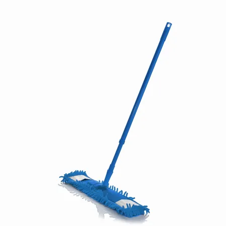 Mop z mikrofibry szenilowy hitt płaski niebieski
