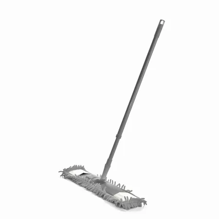 Mop z mikrofibry szenilowy hitt płaski szary