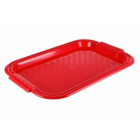 Taca barowa plastikowa prostokątna  45x30 szara chd