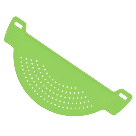 Durszlak plastikowy sitko do odcedzania połówkowe 23 cm  zielone