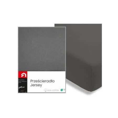 Prześcieradło jersey bawełniane z gumką 160x200 + 25 cm różne kolory