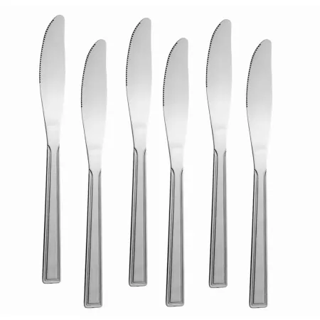 Nóż stołowy noże  stołowe 20,5cm  6 szt  (ilb)