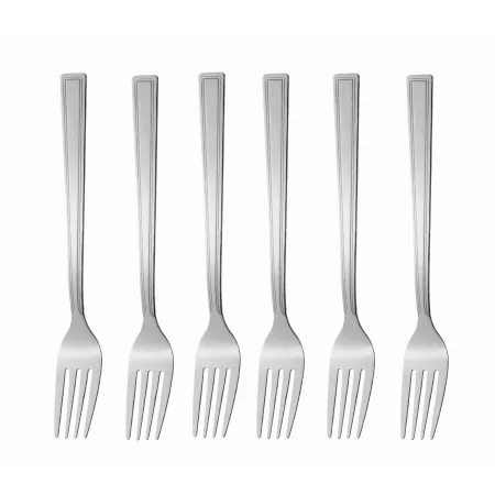 Widelec stołowy obiadowy widelce 20cm sztućce 6 szt (ilb)
