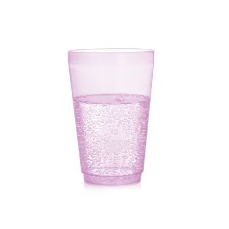 Kubek kubki plastkowe kpl. 5 szt 350ml transparent mix kolor sg