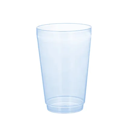 Kubek kubki plastkowe kpl. 10 szt 350ml transparent mix kolor sg