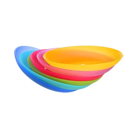 Talerz plastikowy płytki obiadowy płaski duży 25cm  6 szt. sg