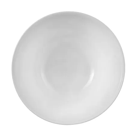 Salaterka miseczka  24 cm białe szkło gładkie