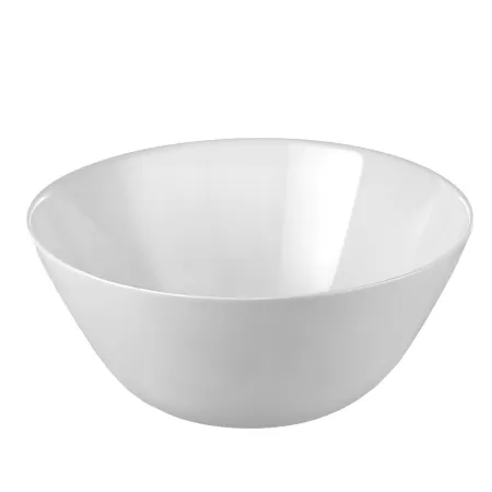 Salaterka salaterki miseczki  24 cm białe szkło gładkie kpl. 6 szt.