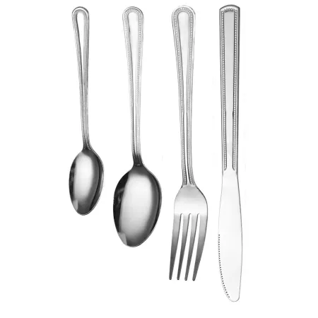 Sztućce zestaw sztućców 24 elementy – elegancki design na 6 osób (h)