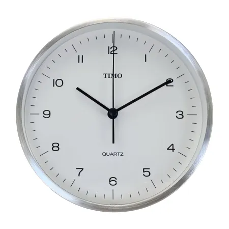 Zegar ścienny okrągły klasyczny czytelny 15 cm złoty srebrny miedziany (tb311)