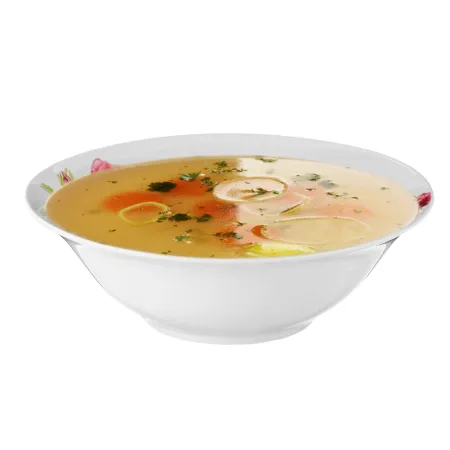 Salaterka porcelanowa 18 cm ziel róża róże