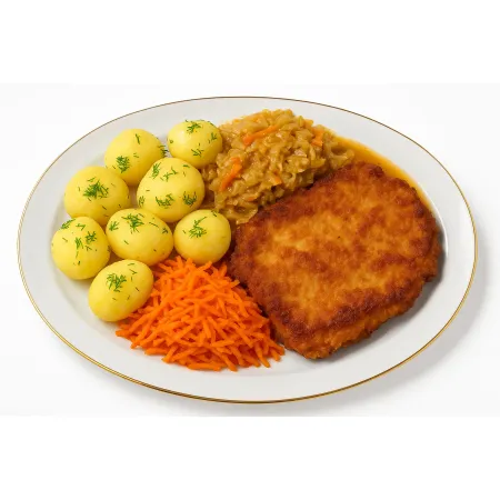 Półmiski półmisek  owalne białe szkło gładkie złoty pasek 30x23cm kpl. 6 szt