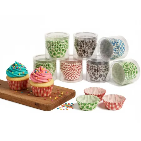 Papierowe foremki na babeczki muffinki 12cm kolorowe papilotki 100 szt.