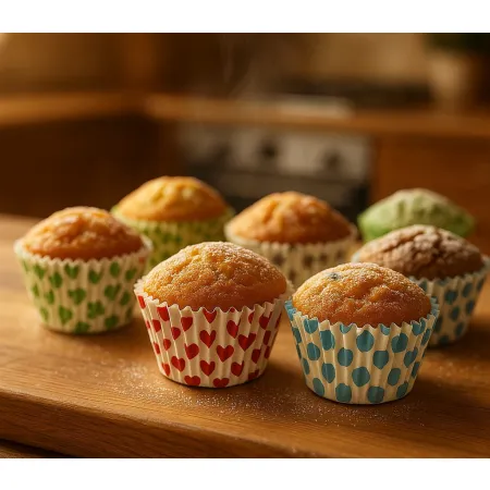 Papierowe foremki na babeczki muffinki 10cm kolorowe papilotki 100 szt.