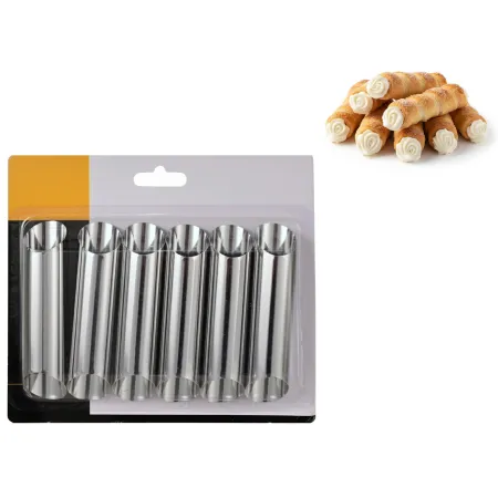 Foremki do rurek z kremem rurki zestaw do pieczenia kpl 6szt 12 cm