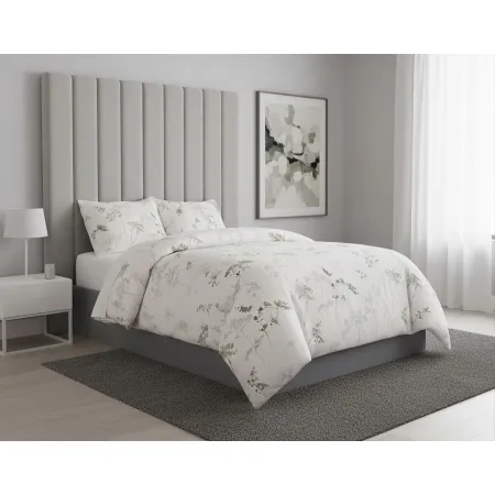 Komplet pościel z mikrofibry  200x220 + 2 poszewki 70x80 beżowa m1