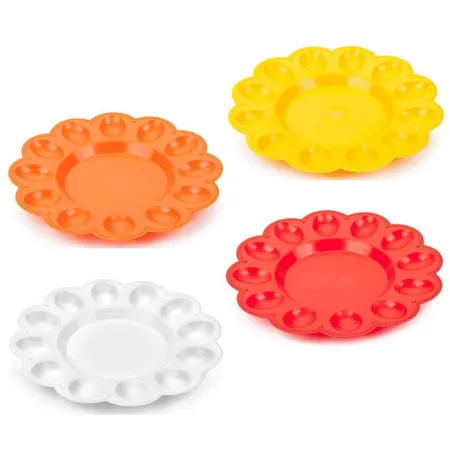 Talerz taca patera na jajka 24cm biały (n)