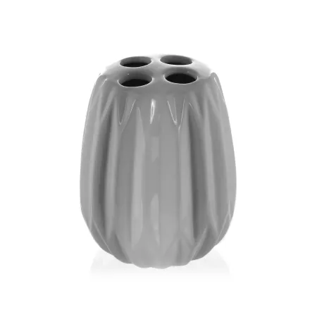 Łazienkowy ceramiczny kubek na szczoteczki salina biały