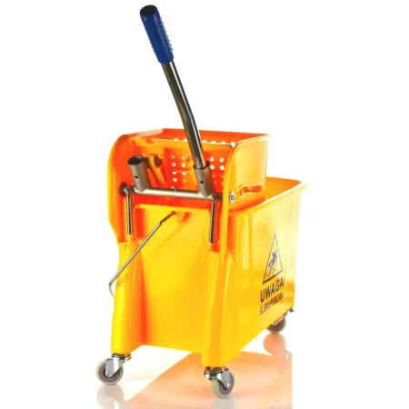 Skuteczny mop przemysłowy wózek 20l wiadro dwukomorowe