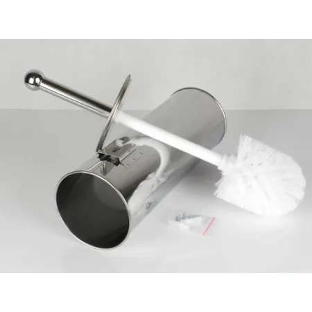 Wisząca szczotka toaletowa do wc tuba  stal połysk (m01)