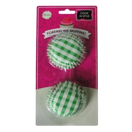 Papierowe foremki muffinki babeczki 10cm kolorowe papilotki 50 szt.