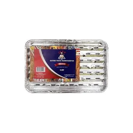 Tacki aluminiowe na / do grila zestaw 22x34cm