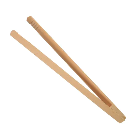 Polskie drewniane kuchenne szczypce 32cm do grila ogórków sałatek