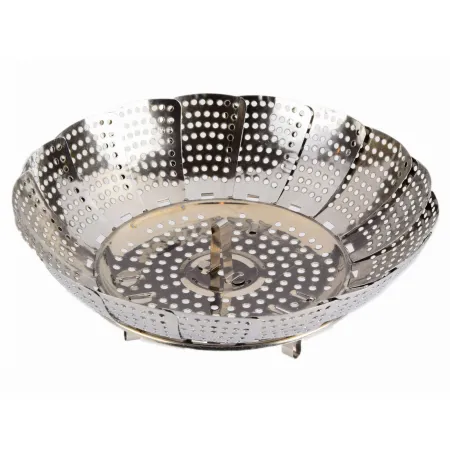 Metalowe sitko do gotowania na parze 14-23 cm uniwersalne składane